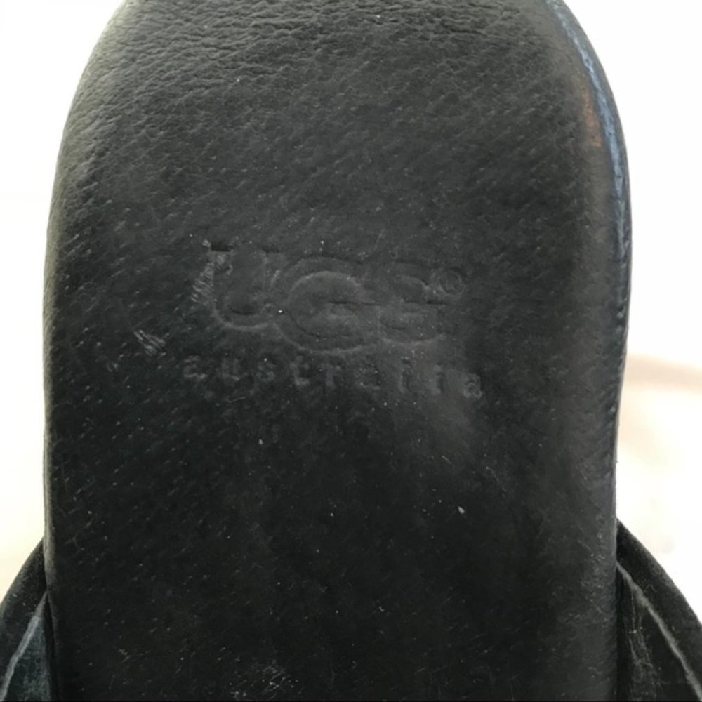 UGG Australia Abbie Suede Sherpa Studded Clogs - Picture 7 of 7